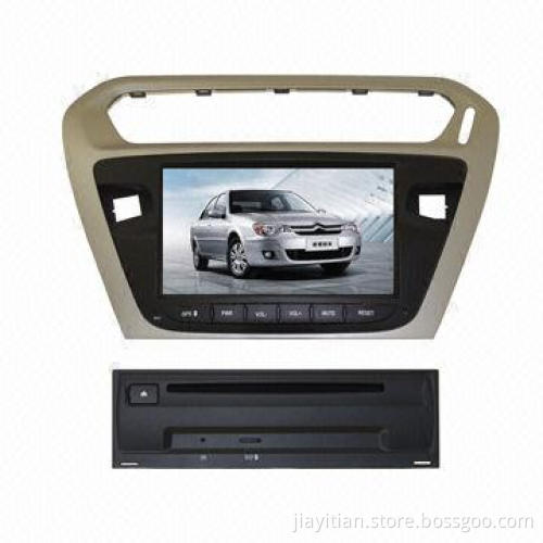 Car GPS Navigation Systems for Citroen Elyee, Supports BT/GPS/Canbus Functions